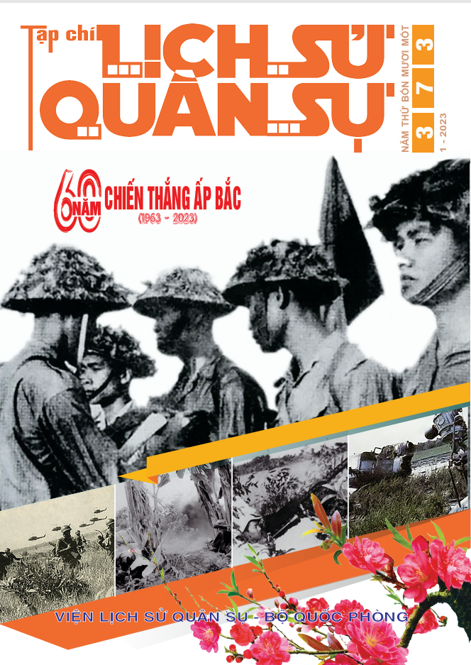 Bìa Tạp chí Lịch sử quân sự